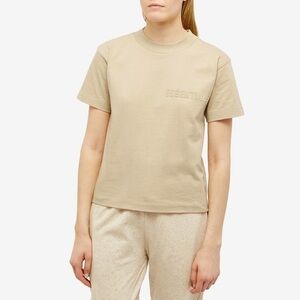 Essentials Tan Short Sleeve Tee